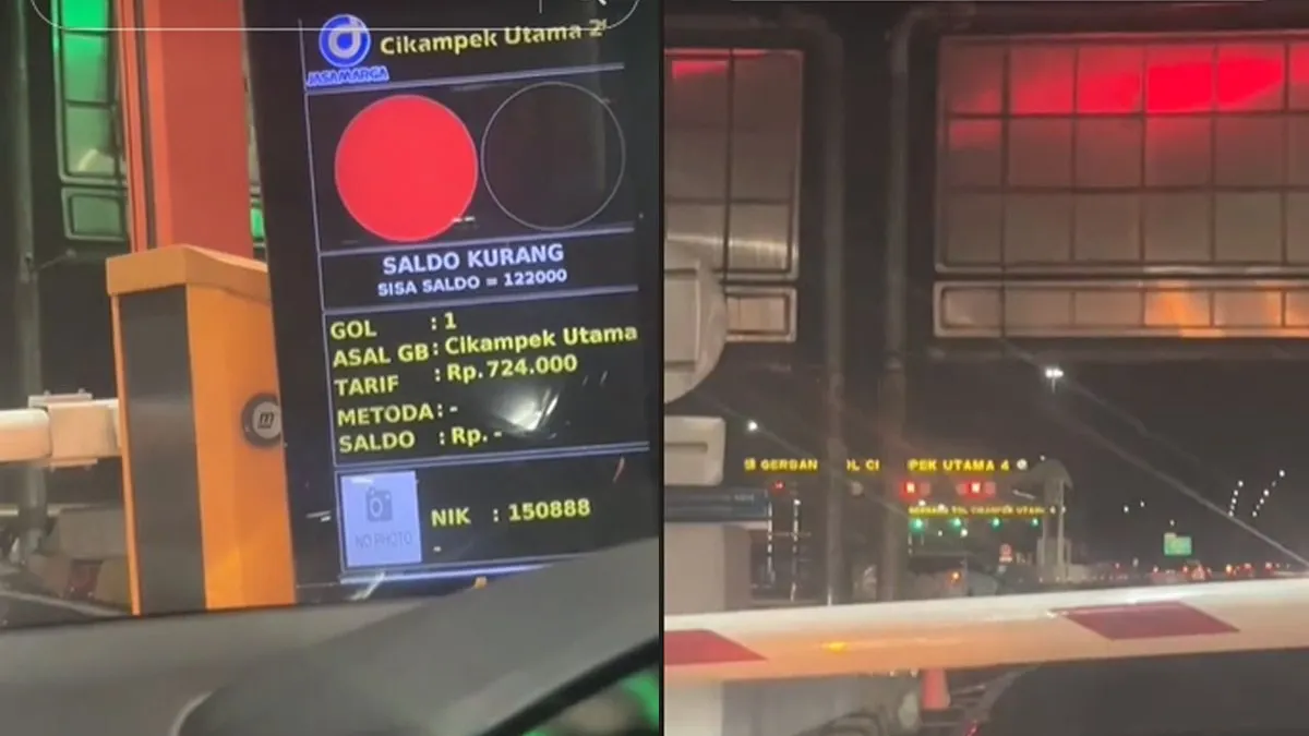 Viral netizen di TikTok curhat tarif tol hingga Rp700 ribu lebih saat menuju Bandung 