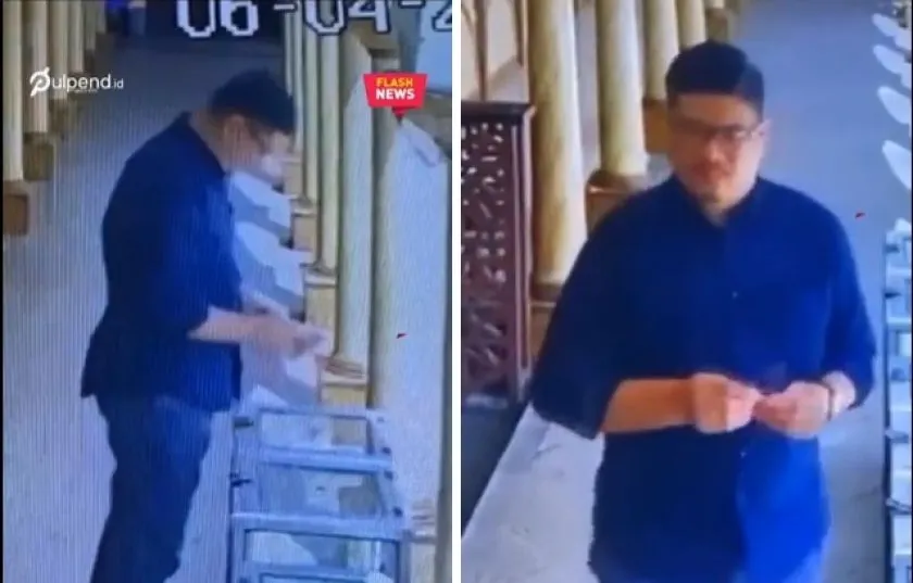 Cek CCTV, Polisi Cari Pelaku Penempelan QR Code Palsu di Kotak Amal Masjid. (Instagram@merekamjakarta)