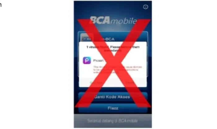 Belakangan ini beredar pop up peringatan virus yang muncul di BCA Mobile hingga menjadi viral di media sosial.