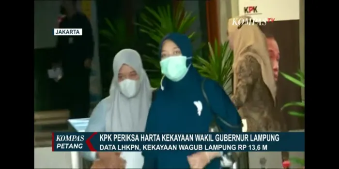 Wagub Lampung Chusnunia Chalim Menjalani Pemeriksaan di KPK