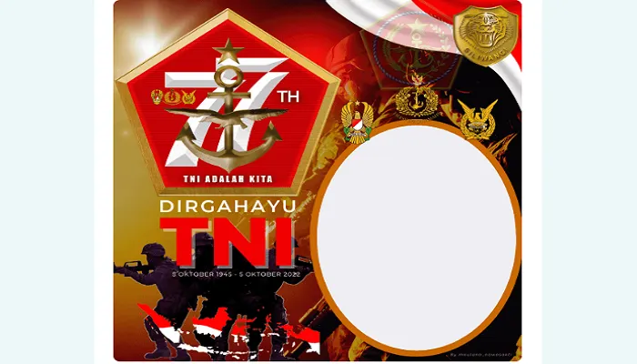 Twibbon HUT TNI.