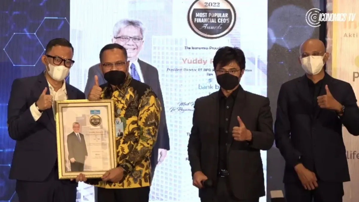  bank bjb Raih Indonesia's Most Popular Digital Financial Brands Award 2022