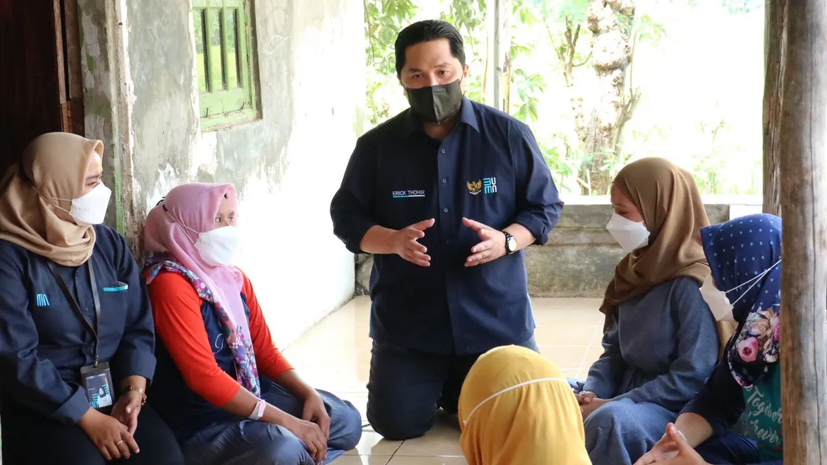 rick Thohir Kunjungi Nasabah PNM di Cirebon 