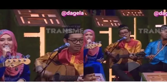 Viral Lakukan Hal Tidak Terpuji Saat Manggung, Beredar Video Lama Pamungkas Jadi Anggota Grup Musik Rohani/ tiktok Dagelan Musik