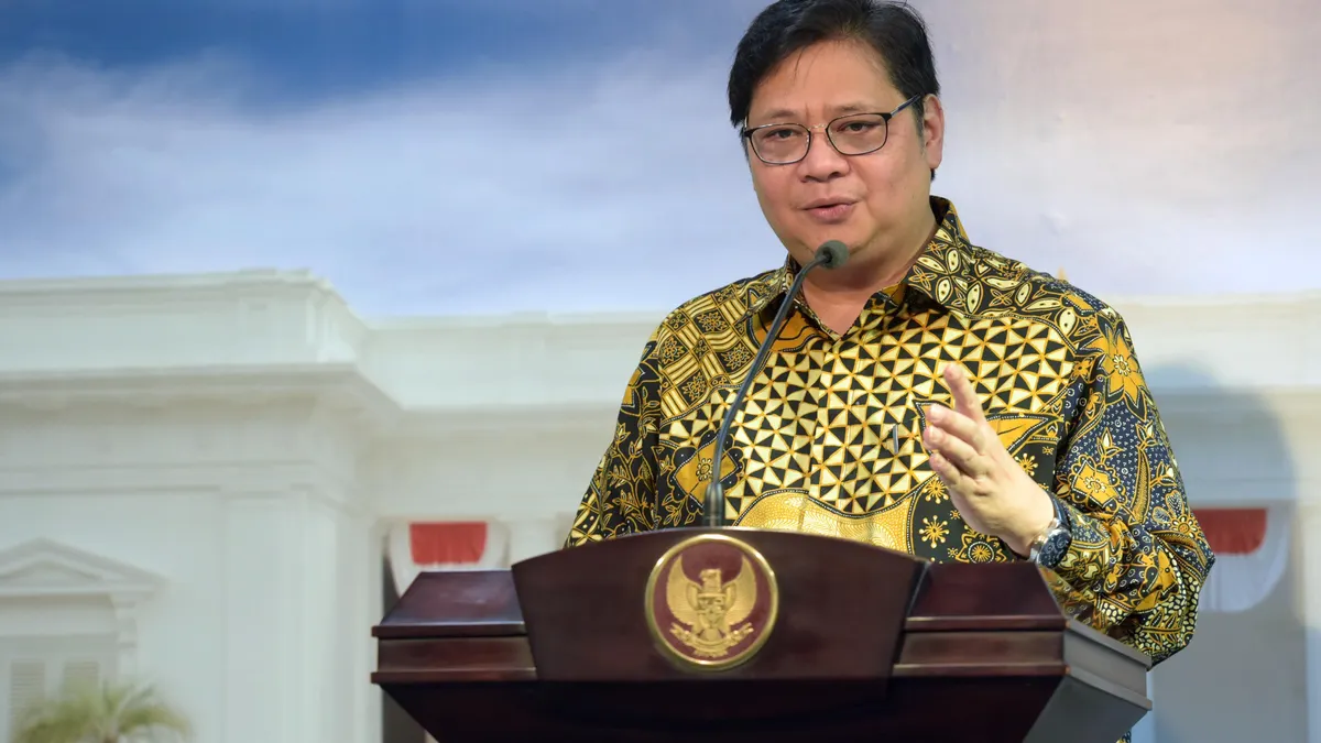 Menko Perekonomian Airlangga Hartarto. (Setkab)