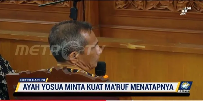 Ayah Brigadir J Minta Kuat Ma’ruf Menatap Matanya, hingga Beri Teguran Tegas