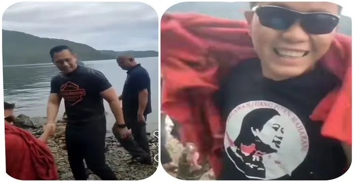Viral Relawan Puan Maharani Bertemu AHY,  Tutupi Badannya dengan Selimut,Ternyata karena&hellip;./ berita_gosip
