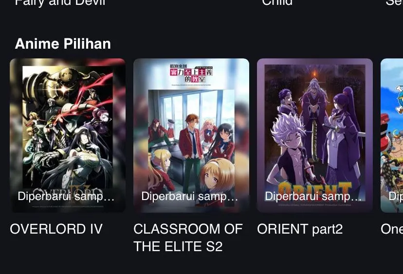 Aplikasi nonton anime.