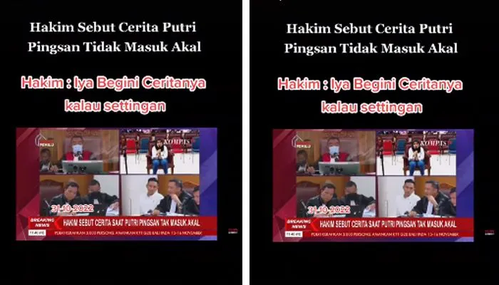 Kesaksian Susi ART Putri Candrawathi Dicuci Habis Oleh Hakim