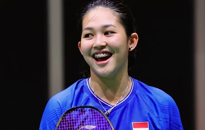 Atlet bulu tangis putri, Ribka Sugiarto.