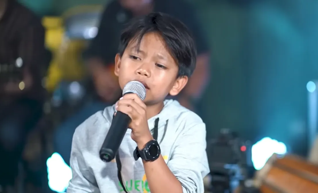 Penyanyi cilik Farel Prayoga.