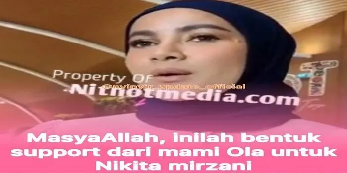 Inilah Support Olla Ramlan Kepada Nikita Mirzani, Saat Mendengar Calon Besannya Ditahan di Kejari / instagram @insta_julid