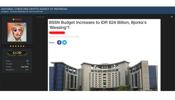 Kembali Berulah Senggol Ketua BSSN, Hacker Bjorka Ternyata Sebuah Kelompok dan Kerja Tim?