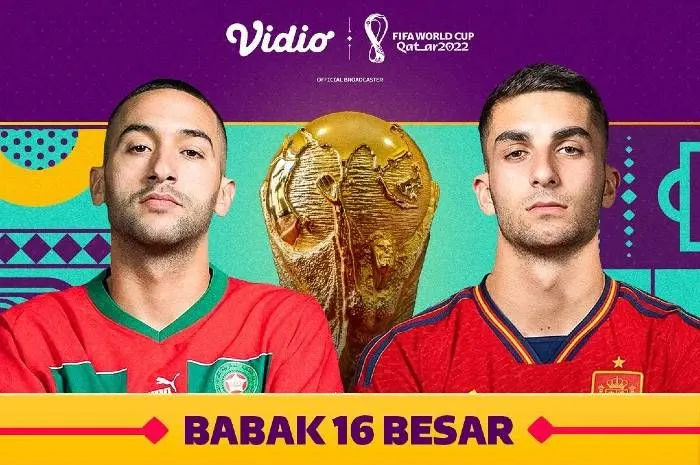 Link Live Streaming Maroko vs Spanyol Piala Dunia 2022 Malam Ini Kick Off Pukul 22.00 WIB, Tonton di Sini!