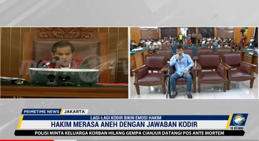 Dianggap Permainkan Hukum, Kodir ART Ferdy Sambo Bikin Hakim Murka : Astaghfirullahaladzim!