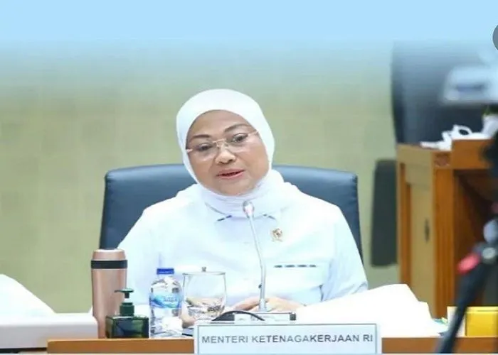 Buruh Demo Minta UMP DKI Jakarta 2022 Jadi Rp 5,4 Juta, Ini Kata Menaker Ida Fauziyah 