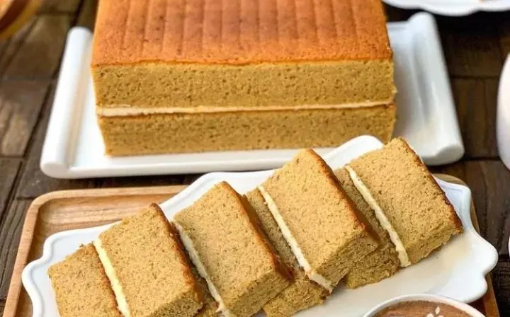 Ilustrasi resep kue bolu pisang.