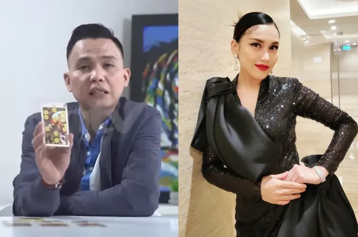 Hard Gumay ramalkan karir, kehiduoan keluarga, hingga kehidupan asmara Ayu Ting Ting melalui kartu tarot. 