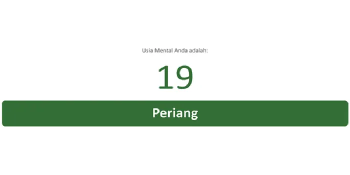 Link Tes Usia Mental dan Cara Main Viral di TikTok dan Twitter