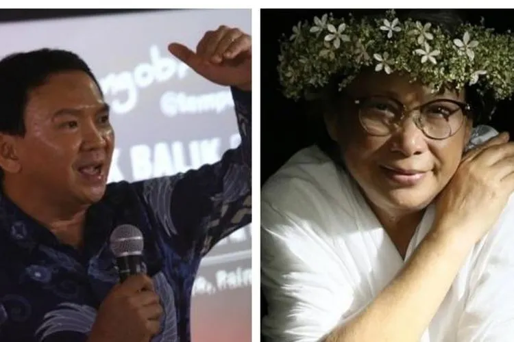 Lia Eden meninggal dunia sempat diminta Tuhan usulkan Ahok jadi presiden. (colase suara.com)
