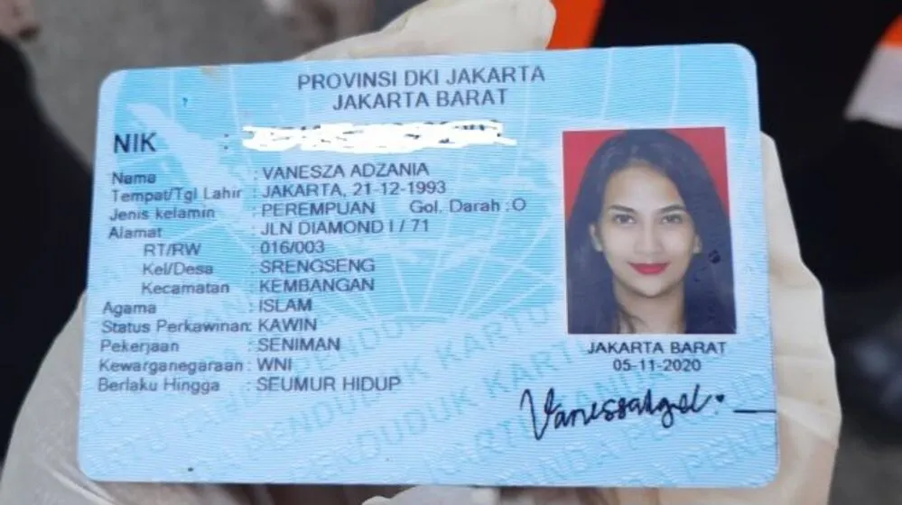 KTP Vanessa Angel ditemukan di lokasi kejadian