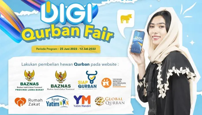 bank bjb juga hadir membuat program khusus yaitu DIGI Qurban Fair jelang Iduladha