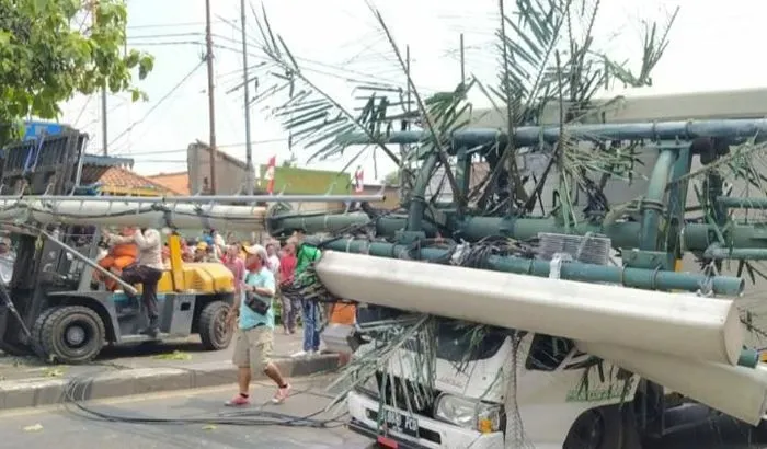 Kecelakaan maut di Kranji, Bekasi.