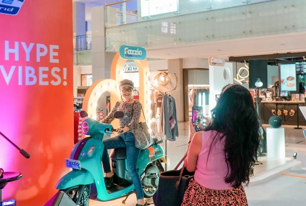 Fazzio Festival bersama produk unggulan Yamaha Fazzio Hybrid-Connected hadir menyapa masyarakat Bali.