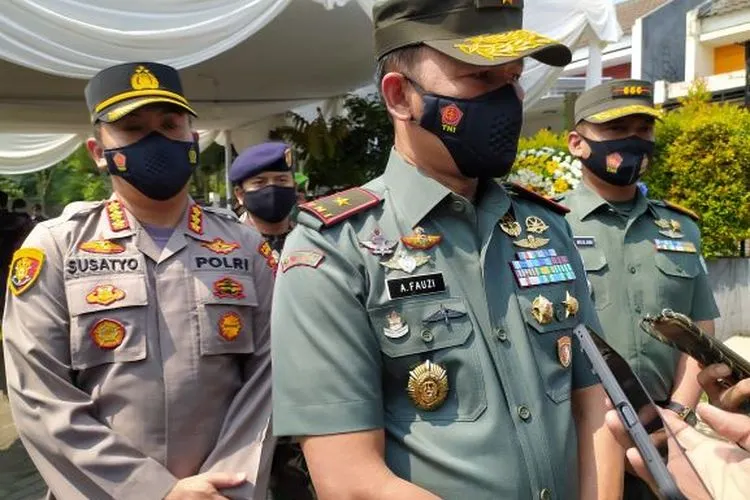 Danrem Suryakencana 061 Bogor Brigjen TNI Ahmad Fauzie/ Yogi Faisal