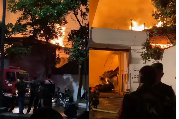 Kebakaran Hebat di Gudang Triplek Bandung, Hampir 7 Jam Api Tak Kunjung Padam, Adakah Korban Jiwa?