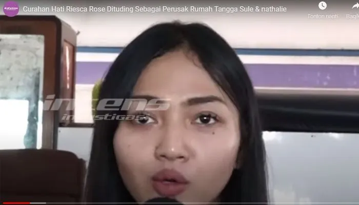  Riesca Rose dianggap pelakor dalam rumah tangga Sule dan  Nathalie Holscher
