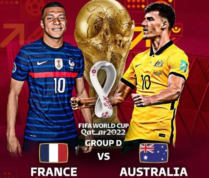 Link Nonton Prancis vs Australia di Piala Dunia 2022 Qatar Rabu Dini Hari Jam 02.00 WIB, Klik di Sini
