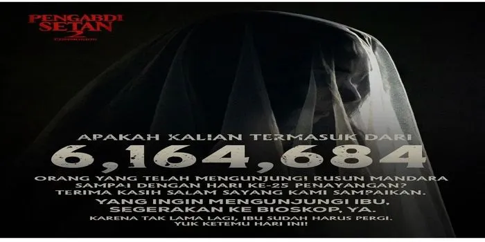 Film Pengabdi Setan 2 Communion segera turun layar /@pengabdisetan2film