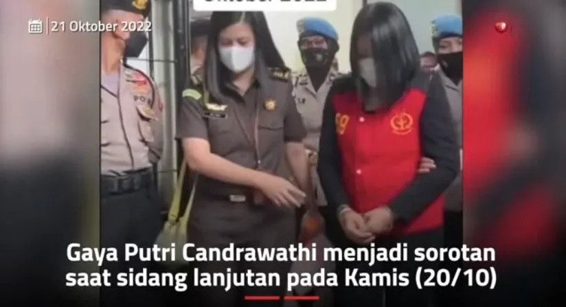 Putri Chandrawati Tampil Modis di Persidangan, dari Rambut hingga Sepatunya Jadi Sorotan, Sudah Merasa Aman?