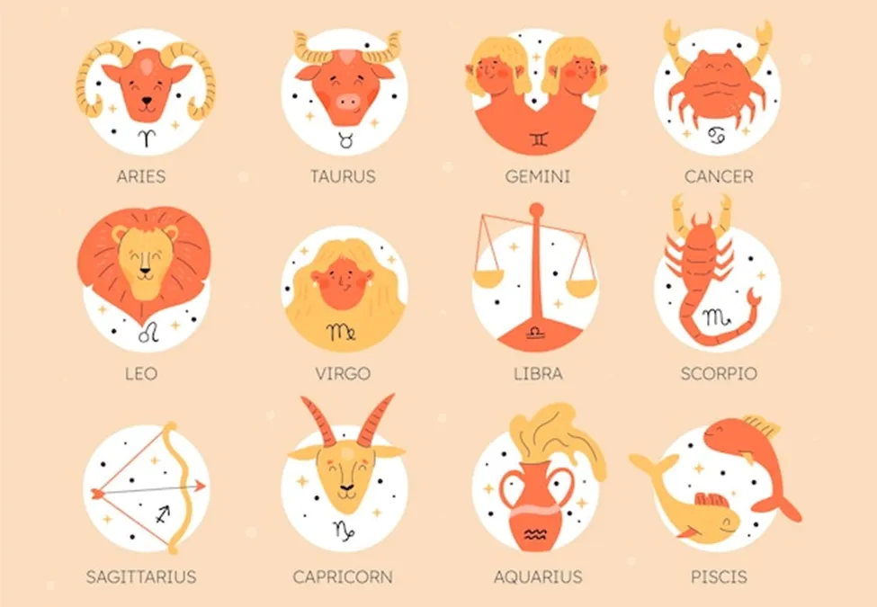 Ilustrasi 12 zodiak dalam astrologi memiliki cara yang beragam agar bisa bangkit dari kesedihan.