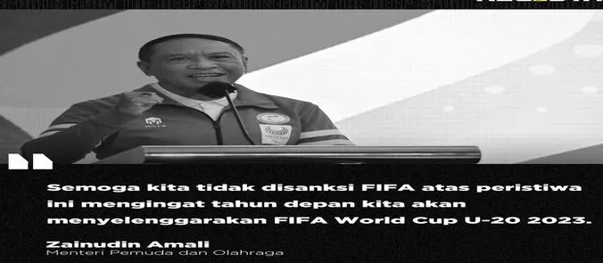 ucapan Menpora tentang tragedi Kanjuruhan / Twitter @registaco