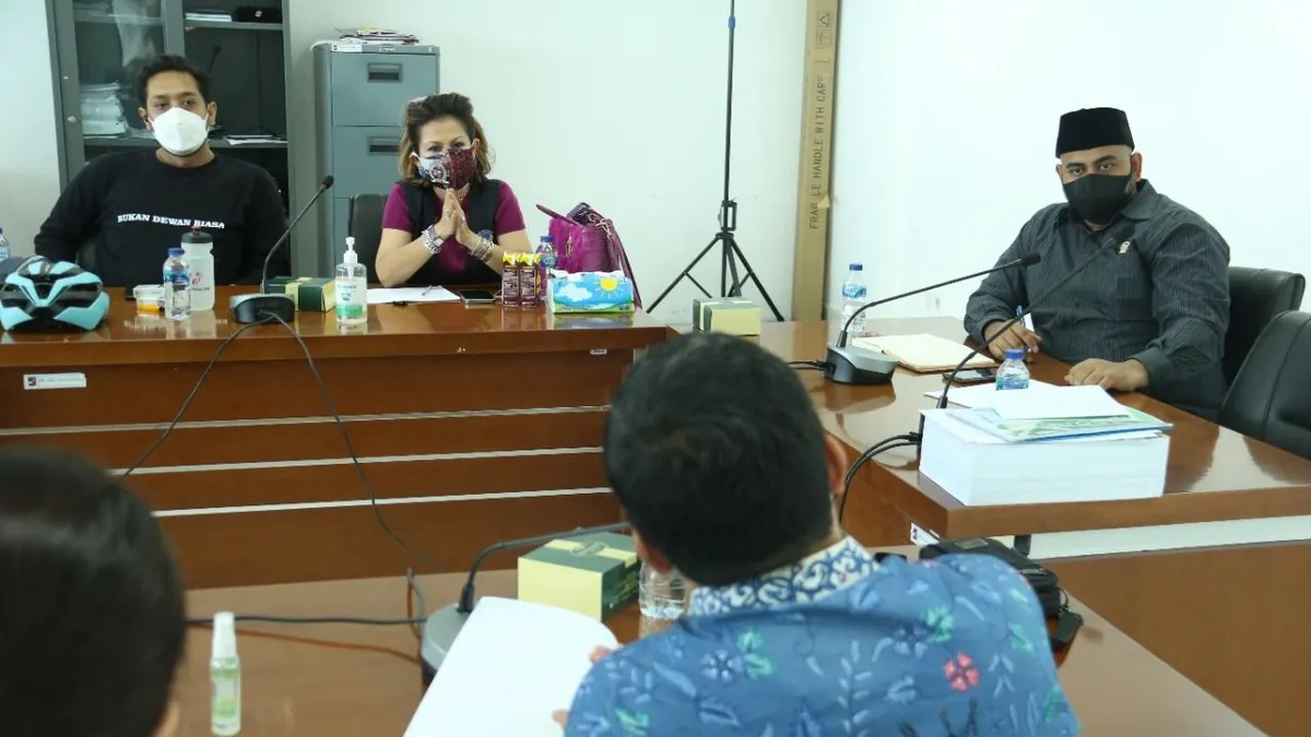 Ketua Komisi IV DPRD Kota Bogor Said Muhamad Mohan saat memimpin rapat koordinasi dengan SKPD Kota Bogor