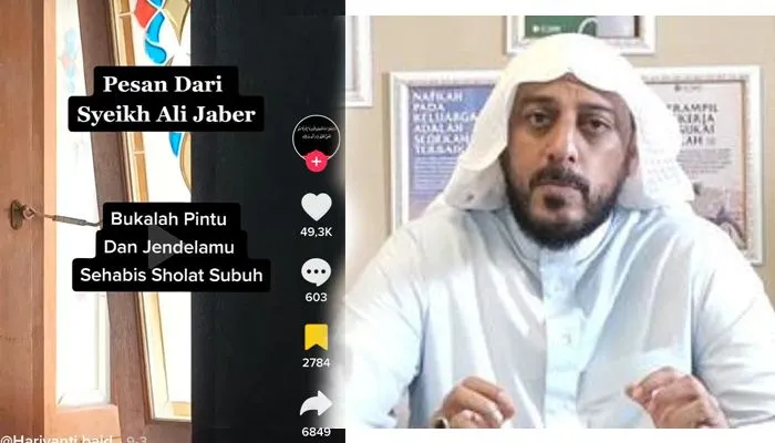 Syekh Ali Jaber Anjurkan Buka Pintu dan Jendela Rumah Sehabis Sholat Subuh, Malaikat Datang untuk Bawa Sesuatu