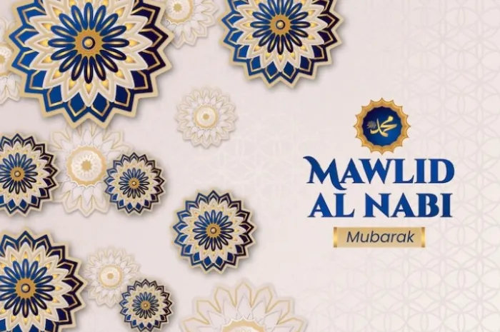 Ilustrasi twibbon Maulid Nabi Muhammad 2022.