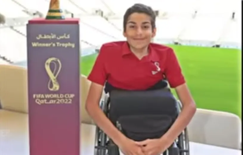 Berkelas! Belajar Ilmu Ikhlas dari Ghanim Al Miftah, Duta Piala Dunia Qatar 2022 yang Menyandang Disabilitas