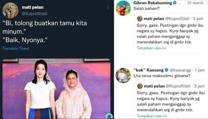 Nama Ibu Negara Iriana, Istri dari Presiden Joko Widodo tengah viral lantaran dijadikan bahan olok-olokan oleh seseorang di media sosial.
