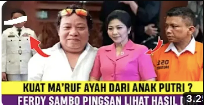 CEK FAKTA: Ayah Biologis Anak Bungsu Putri Candrawathi adalah Kuat Ma'ruf hingga Buat Kak Seto Kecewa?