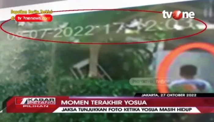 Terungkap Bukti Rekaman CCTV,  Dikabarkan Brigadir J Masih Hidup hingga Anak Buah Ferdy Sambo Gemetaran  Sumber: youtube tvonenews