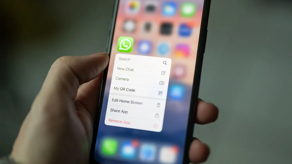 Ilustrasi muncul tanda lingkaran buat di WhatsApp.