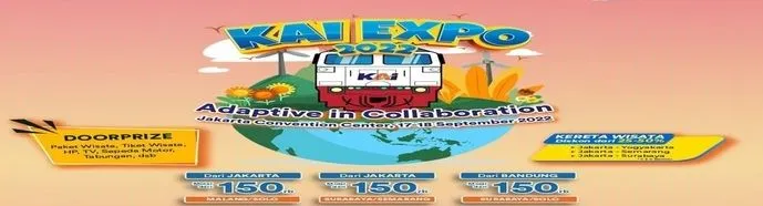 KAI EXPO akan digelar kembali tahun ini, menawarkan puluhan ribu tiket promo @kai121_