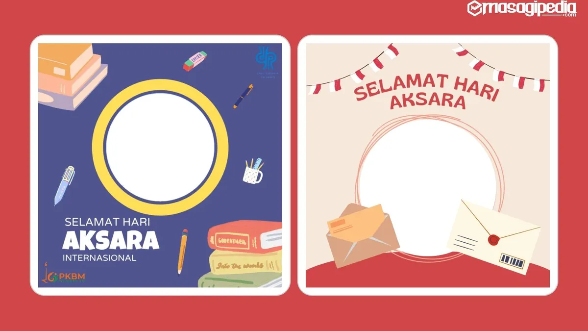 Twibbon Hari Aksara Internasional 2022.