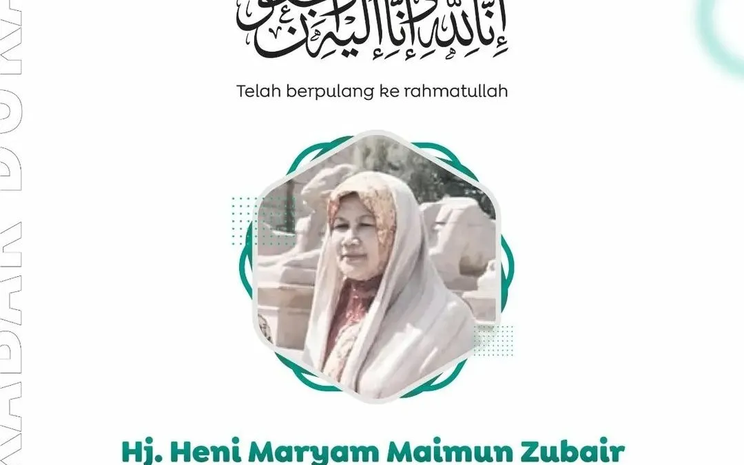 Heny Maryam, istri Mbah Moen yang meninggal dunia pada Kamis, 1 September 2022.