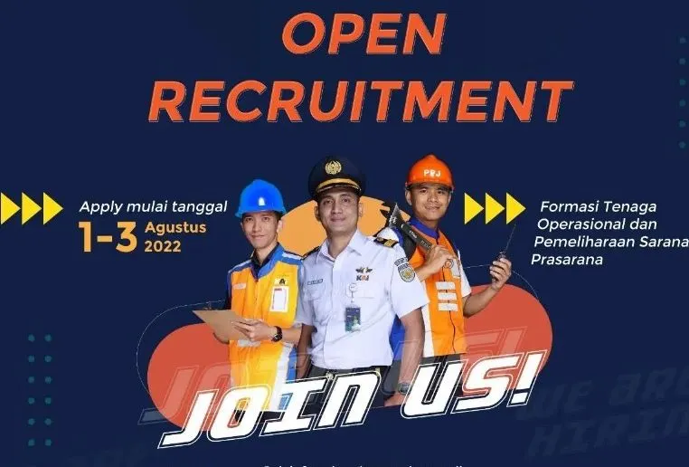 PT KAI membuka lowongan kerja untuk dua posisi