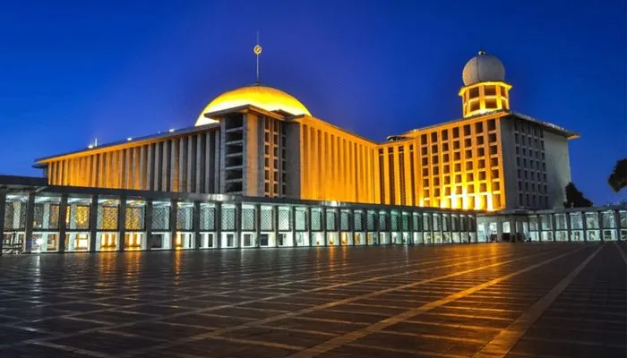 Masjid Istiqlal Gelar Salat Idul Adha Minggu (10/7/2022).
