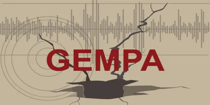 Ilustrasi gempa di Sumatera Barat.